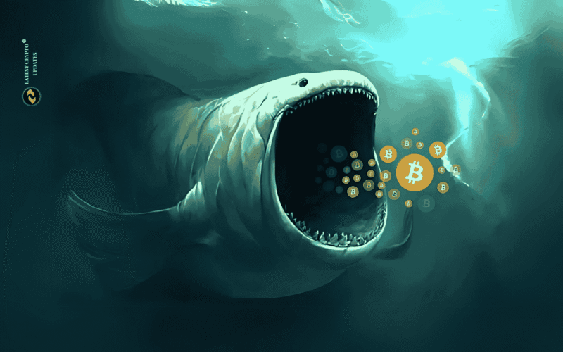 Infographic showing major Bitcoin holders including BlackRock, MicroStrategy, and Binance with their BTC holdings.